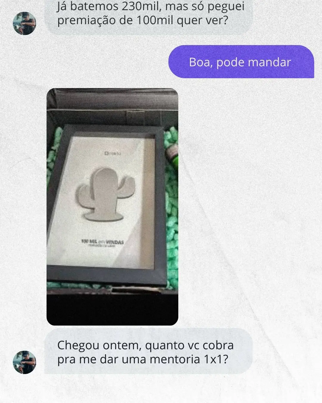 Prova social 4 dos Códigos da Conversão