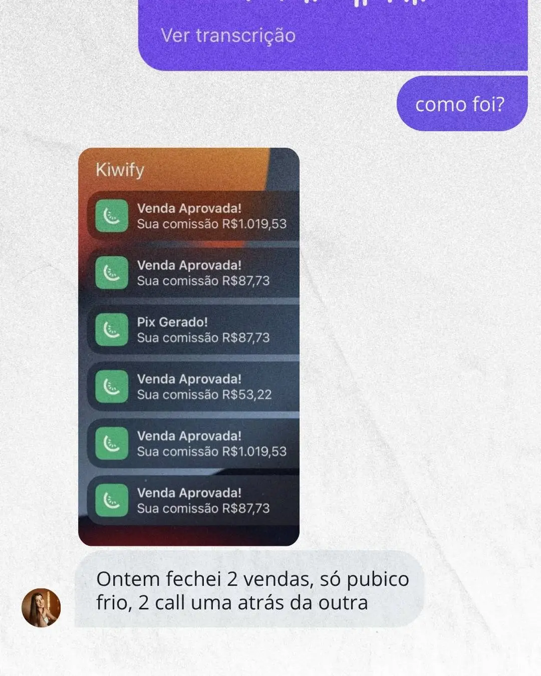 Prova social 6 dos Códigos da Conversão