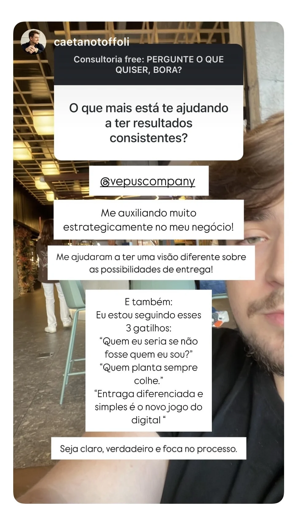 Prova social VEPUS Caetano