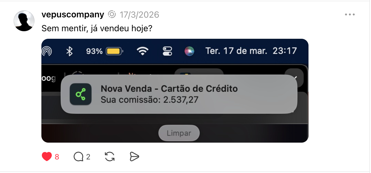 Comissão de R$ 2.537,27